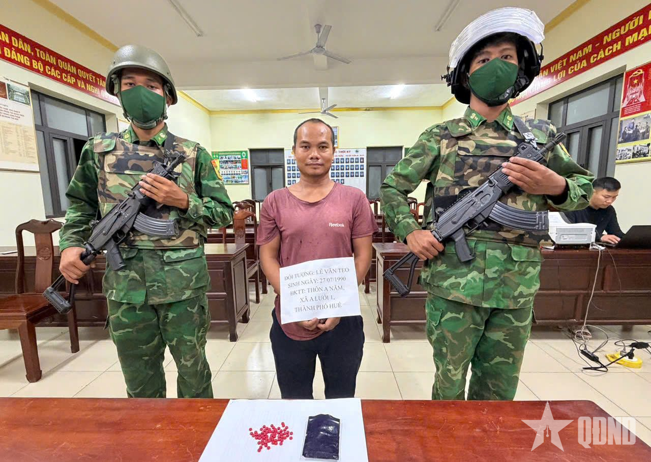 Bộ đội Biên phòng TP Huế bắt giữ đối tượng tàng trữ trái phép chất ma túy 
